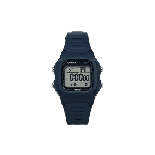 Zegarek Casio Digital W-800H-2AVES Granatowy ze sklepu eobuwie.pl w kategorii Zegarki - zdjęcie 182072629