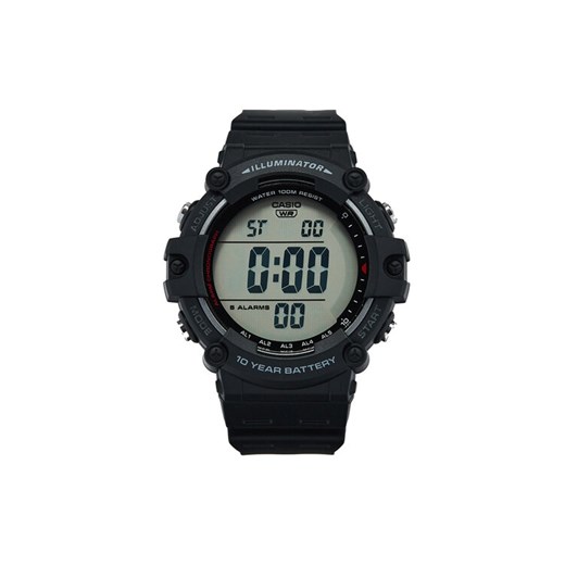 Zegarek Casio Digital AE-1500WH-1AVEF Czarny ze sklepu eobuwie.pl w kategorii Zegarki - zdjęcie 182072648