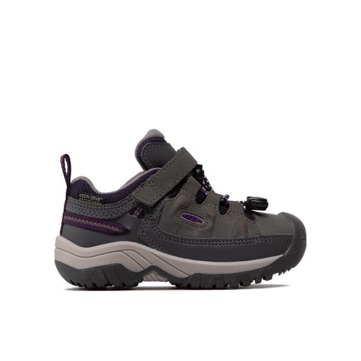 Trekkingi Keen Targhee Low Wp 1026292 Szary ze sklepu eobuwie.pl w kategorii Buty trekkingowe dziecięce - zdjęcie 182072668