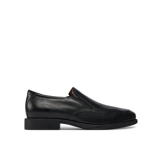 Półbuty Geox Uomo Federico U2257Z 00043 C9999 Czarny ze sklepu eobuwie.pl w kategorii Buty eleganckie męskie - zdjęcie 182072738