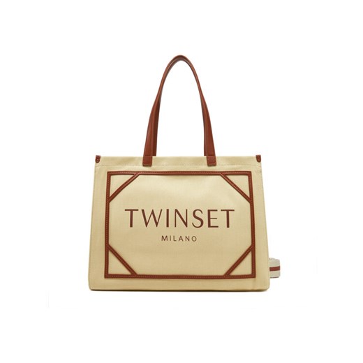 Torebka TWINSET 251TB7081 Beżowy ze sklepu eobuwie.pl w kategorii Torebki damskie - zdjęcie 182072747
