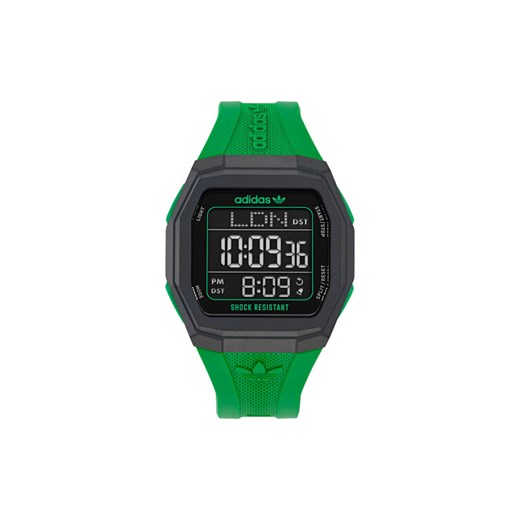 Zegarek adidas Tech One AOST24566 Zielony ze sklepu eobuwie.pl w kategorii Zegarki - zdjęcie 182072979