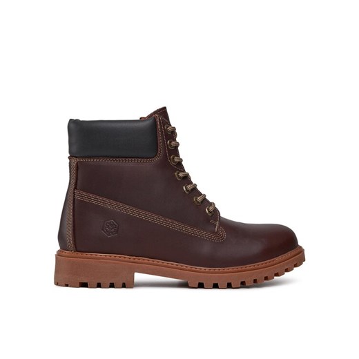 Trapery Lumberjack RIVER SM00101-034-B03 Brązowy ze sklepu eobuwie.pl w kategorii Buty zimowe męskie - zdjęcie 182073088