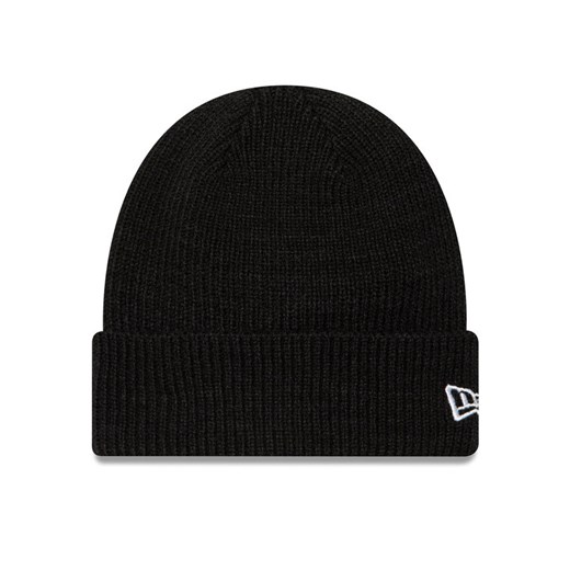 Czapka New Era Wool Cuff Knit Beanie 60424814 Czarny ze sklepu eobuwie.pl w kategorii Czapki zimowe męskie - zdjęcie 182073108