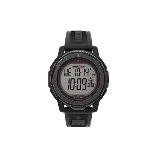 Zegarek Timex Ironman Finisher Adrenaline TW5M57800 Czarny ze sklepu eobuwie.pl w kategorii Zegarki - zdjęcie 182073145