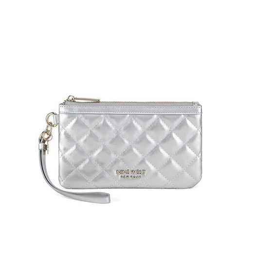 Torebka Nine West LILLA1 Srebrny ze sklepu eobuwie.pl w kategorii Kopertówki - zdjęcie 182073288