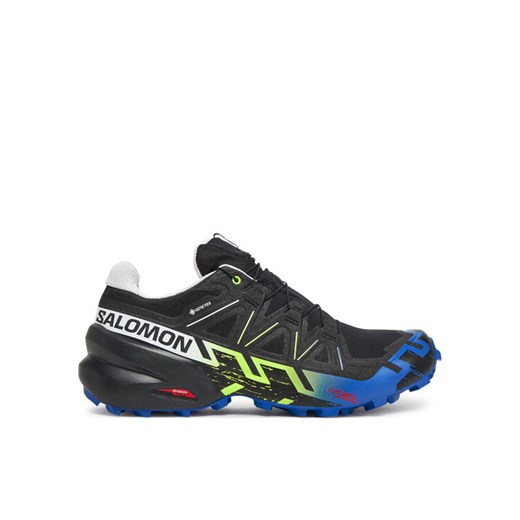 Buty do biegania Salomon Speedcross 6 Gore-Tex Fan Fire L47832200 Czarny ze sklepu eobuwie.pl w kategorii Buty sportowe męskie - zdjęcie 182073417