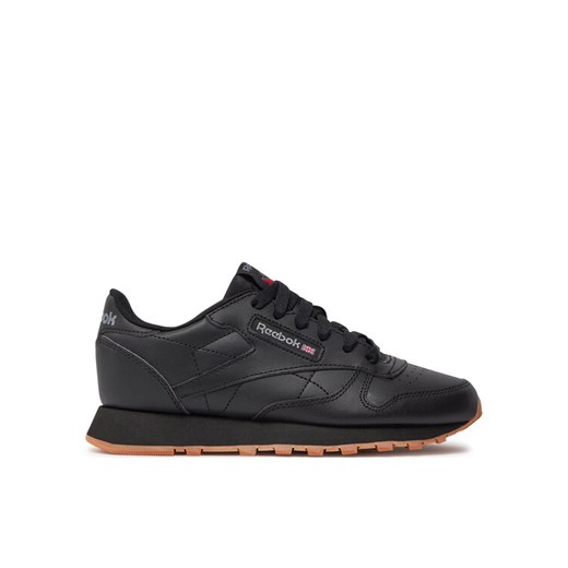 Sneakersy Reebok Classic Leather GZ6093 Czarny ze sklepu eobuwie.pl w kategorii Buty sportowe dziecięce - zdjęcie 182073497