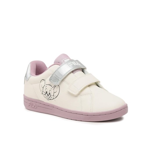 Sneakersy Fila Wb Crosscourt 2 Nt Low Kids FFK0096.13159 Biały ze sklepu eobuwie.pl w kategorii Trampki dziecięce - zdjęcie 182073606