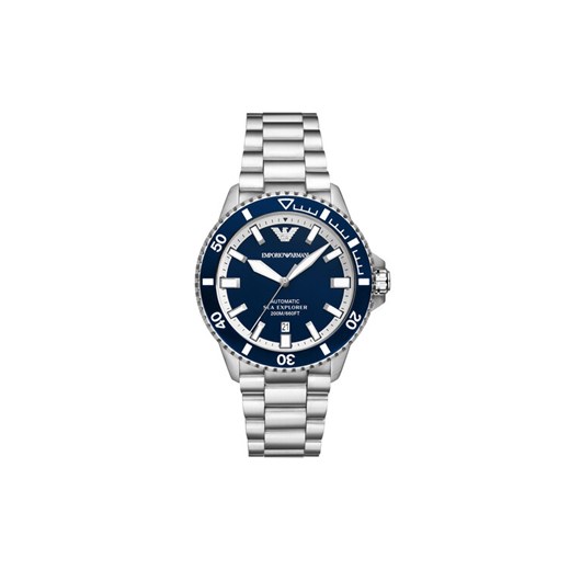 Zegarek Emporio Armani Sea Explorer AR60079 Srebrny ze sklepu eobuwie.pl w kategorii Zegarki - zdjęcie 182073629