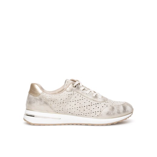 Sneakersy Remonte D1G04-60 Beżowy ze sklepu eobuwie.pl w kategorii Półbuty damskie - zdjęcie 182073649