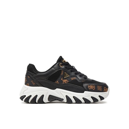 Sneakersy Guess Nowah FLTNOW FAL12 Czarny ze sklepu eobuwie.pl w kategorii Buty sportowe damskie - zdjęcie 182073715