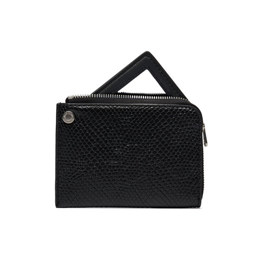 Mały Portfel Damski Calvin Klein Jeans Sculpted Wallet Square Mirror K60K611563 Czarny ze sklepu eobuwie.pl w kategorii Portfele damskie - zdjęcie 182073796