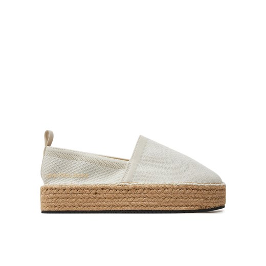 Espadryle Calvin Klein Jeans Platform Espadrille Uc YW0YW01377 Écru ze sklepu eobuwie.pl w kategorii Espadryle damskie - zdjęcie 182073815