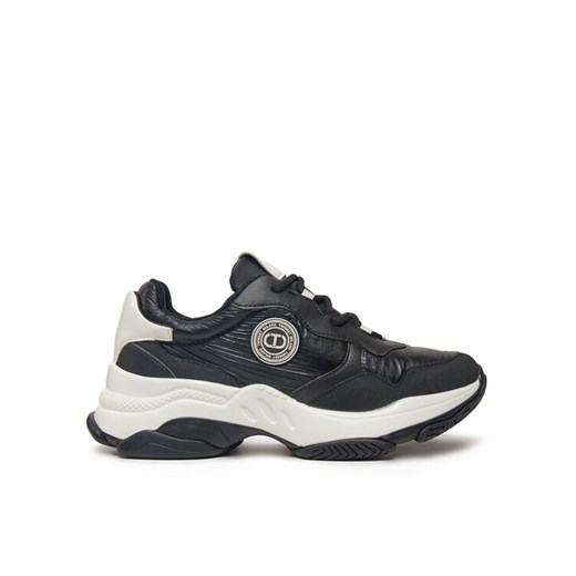 Sneakersy TWINSET 242TGT18C Czarny ze sklepu eobuwie.pl w kategorii Buty sportowe damskie - zdjęcie 182073826