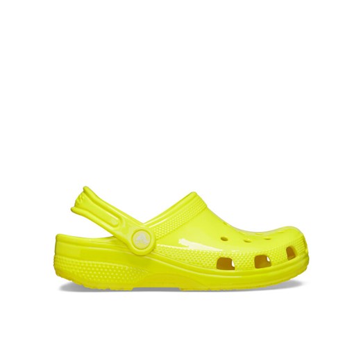 Klapki Crocs Classic Neon Hl Clog 209683 Żółty ze sklepu eobuwie.pl w kategorii Klapki damskie - zdjęcie 182073836
