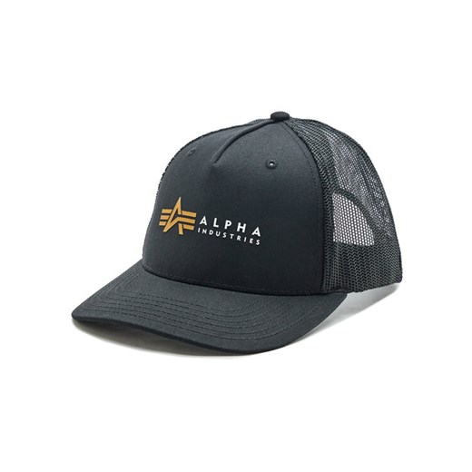 Czapka z daszkiem Alpha Industries Label 106901 Czarny ze sklepu eobuwie.pl w kategorii Czapki z daszkiem damskie - zdjęcie 182073867
