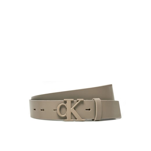 Pasek Damski Calvin Klein Jeans K60K613125 Beżowy ze sklepu eobuwie.pl w kategorii Paski damskie - zdjęcie 182073907