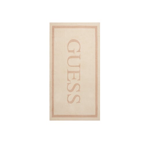 Ręcznik plażowy Guess E5GZ13 SG00P Écru ze sklepu eobuwie.pl w kategorii Ręczniki - zdjęcie 182073947