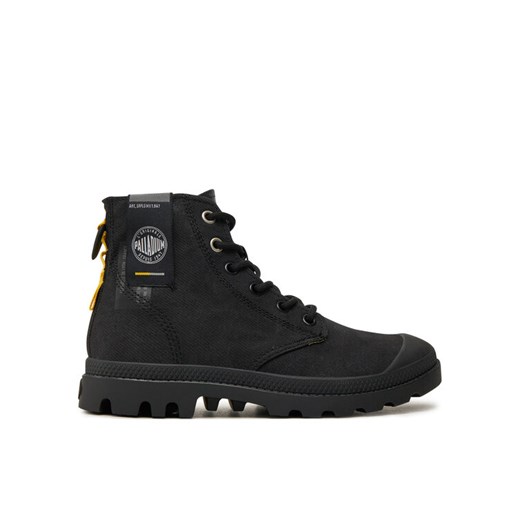 Trapery Palladium 74389-008-M Czarny ze sklepu eobuwie.pl w kategorii Workery damskie - zdjęcie 182073966