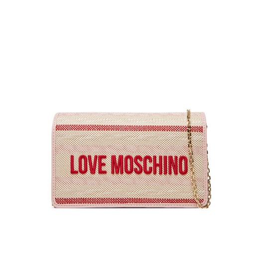 Torebka LOVE MOSCHINO JC4241PP0MKO110A Różowy ze sklepu eobuwie.pl w kategorii Kopertówki - zdjęcie 182074006
