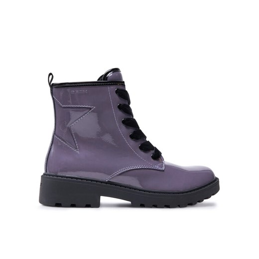 Kozaki Geox Jr Casey J9420G 000HH C8016 M Fioletowy ze sklepu eobuwie.pl w kategorii Buty zimowe dziecięce - zdjęcie 182074019