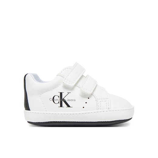 Sneakersy Calvin Klein Jeans Low Cut Velcro V0B9-82070-1582 Biały ze sklepu eobuwie.pl w kategorii Buty sportowe dziecięce - zdjęcie 182074028