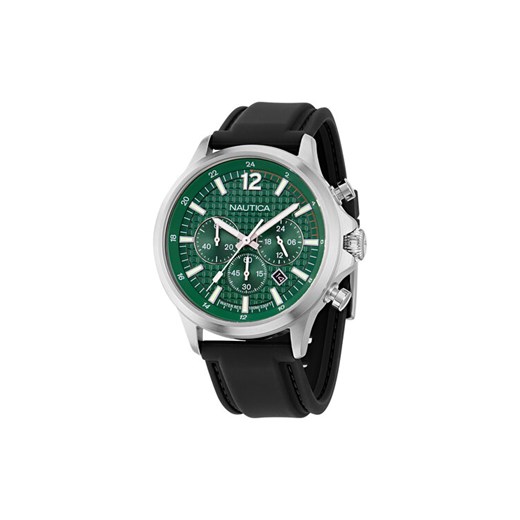 Zegarek Nautica Blueocean Chronograph NAPBOF401 Czarny ze sklepu eobuwie.pl w kategorii Zegarki - zdjęcie 182074119