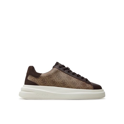 Sneakersy Guess Elba FMPVIB FAL12 Beżowy ze sklepu eobuwie.pl w kategorii Trampki męskie - zdjęcie 182074185