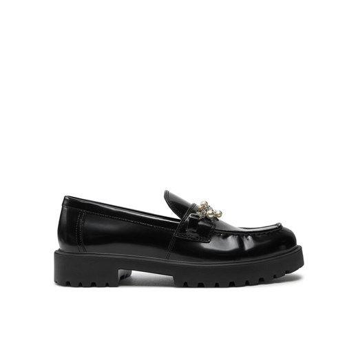 Lordsy Tory Burch Embellished Classic Lug Loafer 165828 Czarny ze sklepu eobuwie.pl w kategorii Lordsy damskie - zdjęcie 182074217