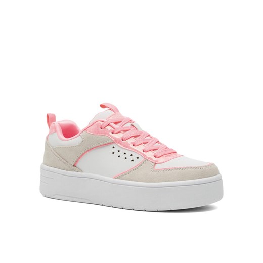 Sneakersy Skechers COURT HIGH 310194L WCRL Biały ze sklepu eobuwie.pl w kategorii Buty sportowe dziecięce - zdjęcie 182074419
