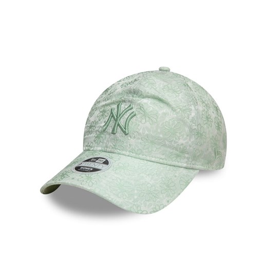 Czapka z daszkiem New Era New York Yankees Floral 9Twenty 60595377 Zielony ze sklepu eobuwie.pl w kategorii Czapki z daszkiem damskie - zdjęcie 182074448