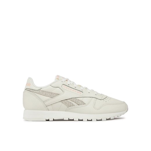Sneakersy Reebok Classic Leather IG9471 Écru ze sklepu eobuwie.pl w kategorii Buty sportowe damskie - zdjęcie 182074549