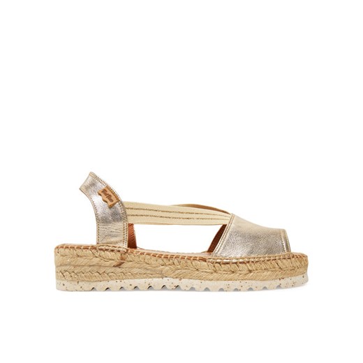Espadryle Toni Pons Estel-Sw Złoty ze sklepu eobuwie.pl w kategorii Espadryle damskie - zdjęcie 182074567