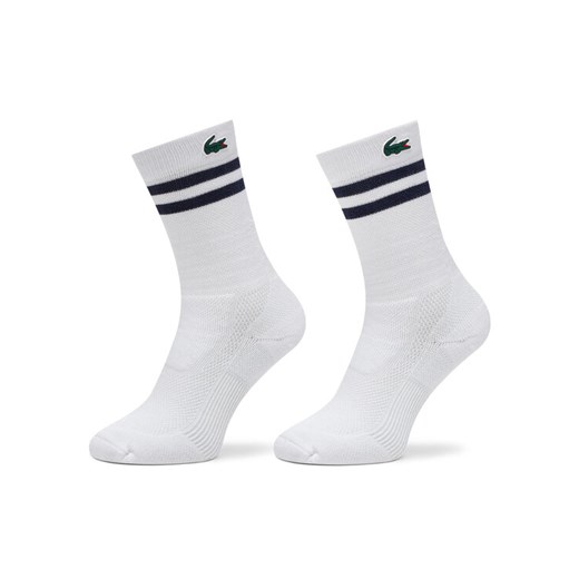Skarpety wysokie unisex Lacoste RA1095 Biały ze sklepu eobuwie.pl w kategorii Skarpetki męskie - zdjęcie 182074588