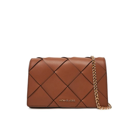 Torebka MICHAEL Michael Kors 32S5GJ6C8L Brązowy ze sklepu eobuwie.pl w kategorii Kopertówki - zdjęcie 182074635