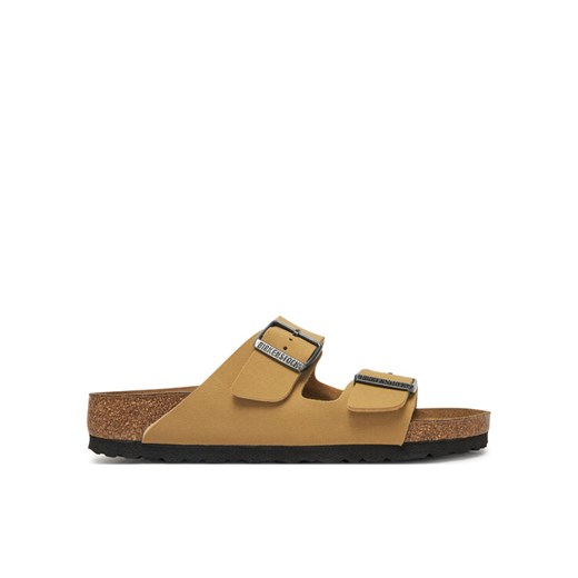 Klapki Birkenstock Arizona Birko-Flor 1029151 Beżowy ze sklepu eobuwie.pl w kategorii Klapki damskie - zdjęcie 182074758