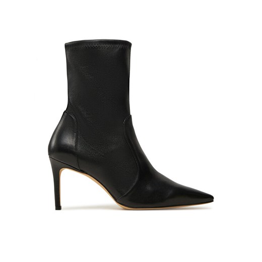 Botki Stuart Weitzman Stuart 85 Str Bootie SB657 Czarny ze sklepu eobuwie.pl w kategorii Botki - zdjęcie 182074879