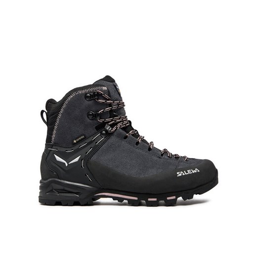 Trekkingi Salewa Mtn Trainer Classic Mid Gtx GORE-TEX 61427 0873 Szary ze sklepu eobuwie.pl w kategorii Buty trekkingowe damskie - zdjęcie 182074897