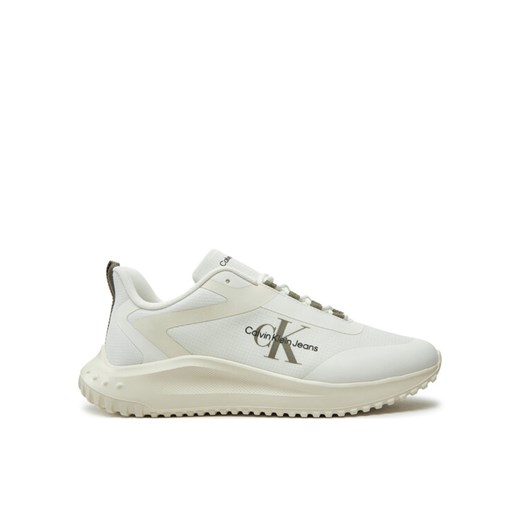 Sneakersy Calvin Klein Jeans Eva Runner Low Lace Ml YM0YM00968 Biały ze sklepu eobuwie.pl w kategorii Buty sportowe męskie - zdjęcie 182075029