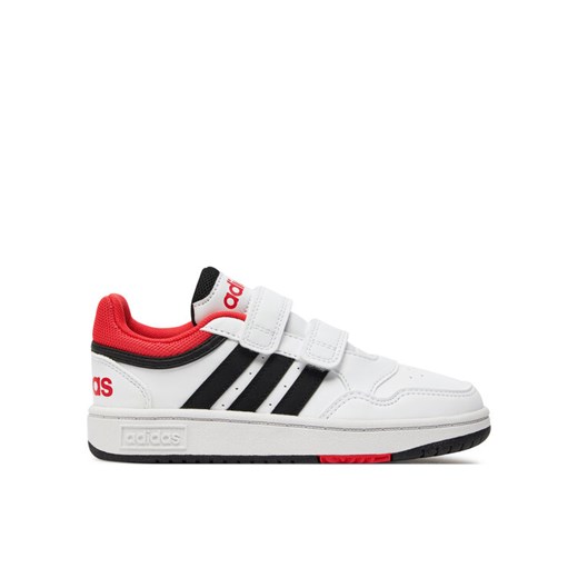 Sneakersy adidas Hoops Lifestyle H03863 Biały ze sklepu eobuwie.pl w kategorii Buty sportowe dziecięce - zdjęcie 182075219