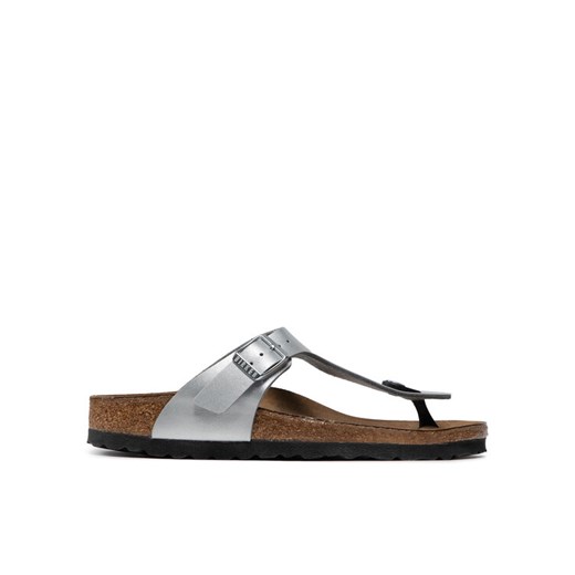 Japonki Birkenstock Gizeh Bs 0043853 Srebrny ze sklepu eobuwie.pl w kategorii Klapki damskie - zdjęcie 182075237