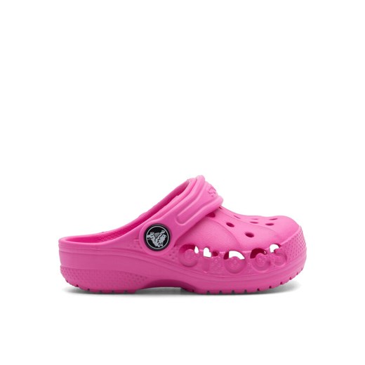 Klapki Crocs BAYA CLOG T 207012-6QQ Różowy ze sklepu eobuwie.pl w kategorii Klapki dziecięce - zdjęcie 182075297