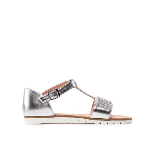 Sandały Flamingo F04100-Z68 Srebrny ze sklepu eobuwie.pl w kategorii Sandały dziecięce - zdjęcie 182075299