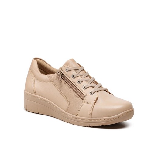 Sneakersy Go Soft WI23-REBECA-17 Beżowy ze sklepu eobuwie.pl w kategorii Półbuty damskie - zdjęcie 182075356