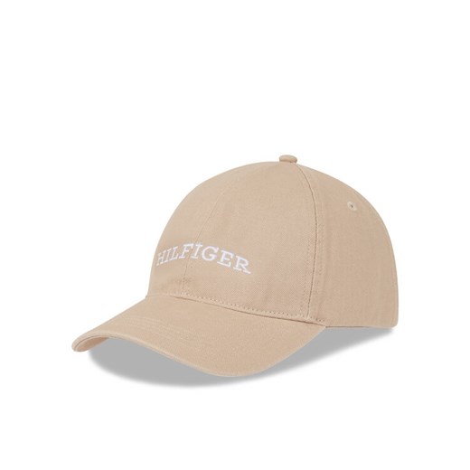 Czapka z daszkiem Tommy Hilfiger Th Monotype Soft 6 Panel Cap AM0AM12154 Beżowy ze sklepu eobuwie.pl w kategorii Czapki z daszkiem męskie - zdjęcie 182075486