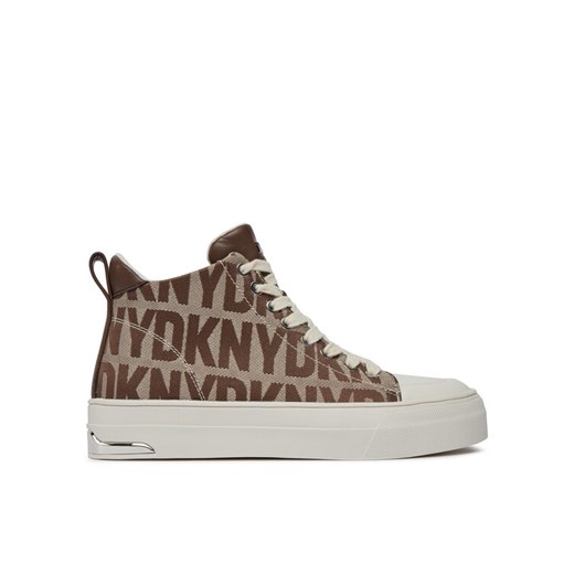 Trampki DKNY Yaser K1491518 Beżowy ze sklepu eobuwie.pl w kategorii Trampki damskie - zdjęcie 182075487