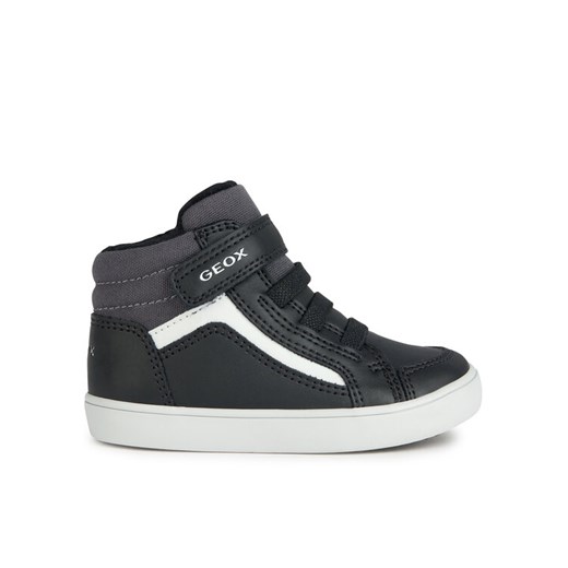 Sneakersy Geox B Gisli Boy B361NF 05410 C0005 M Czarny ze sklepu eobuwie.pl w kategorii Półbuty dziecięce - zdjęcie 182075509