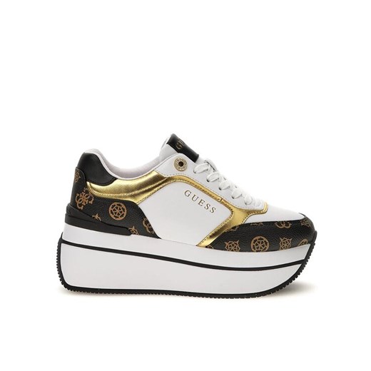 Sneakersy Guess Camrio FL7CMR FAL12 Biały ze sklepu eobuwie.pl w kategorii Buty sportowe damskie - zdjęcie 182075517
