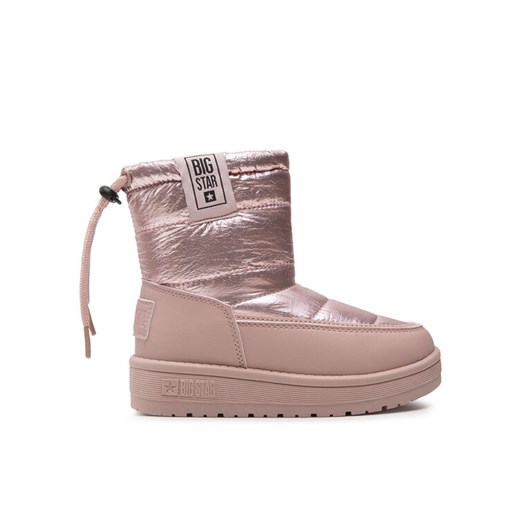 Śniegowce Big Star Shoes KK374219 Różowy ze sklepu eobuwie.pl w kategorii Buty zimowe dziecięce - zdjęcie 182075636